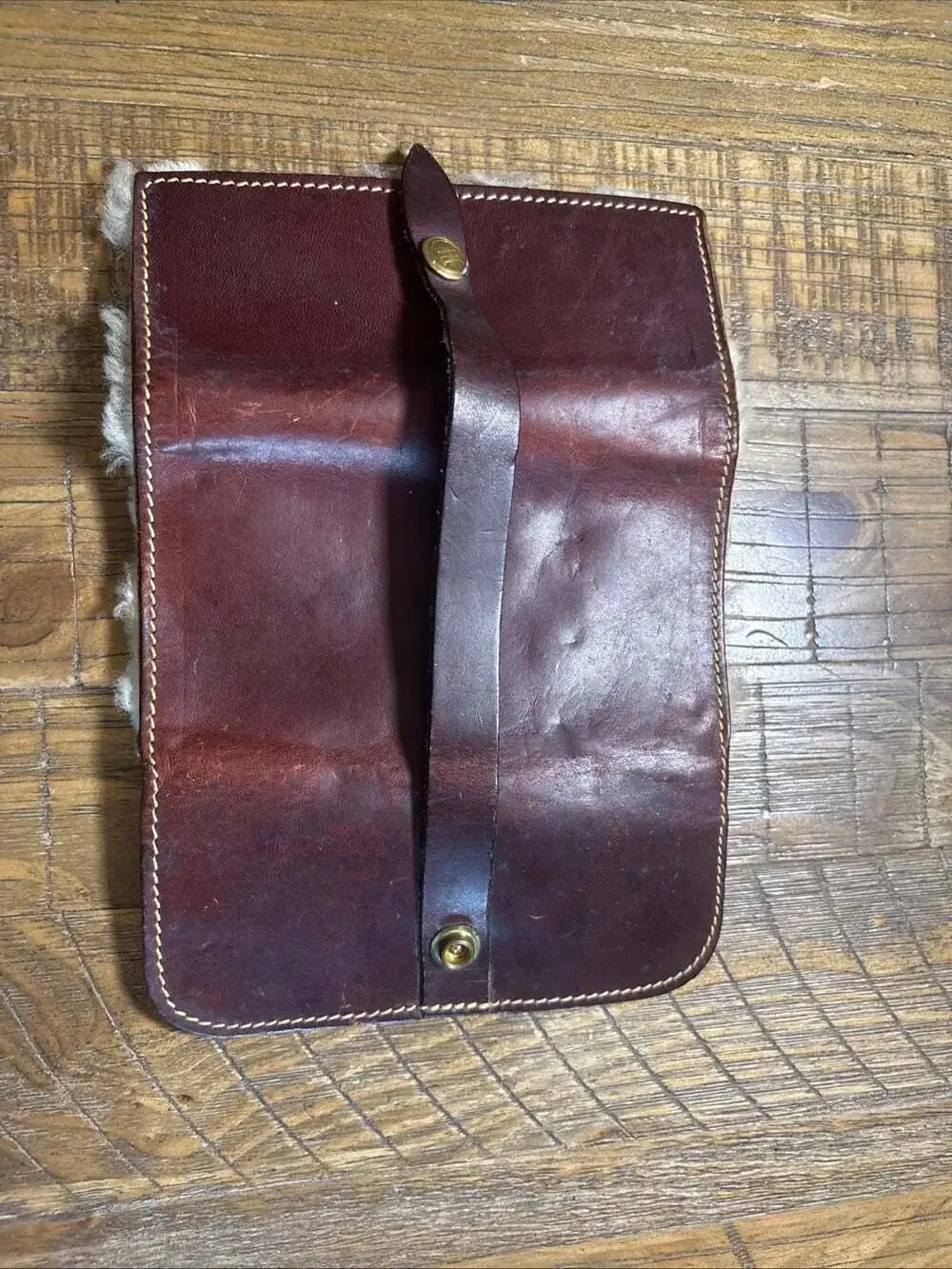 Vintage Holland Sport USA Leather Fly Fishing Pouch